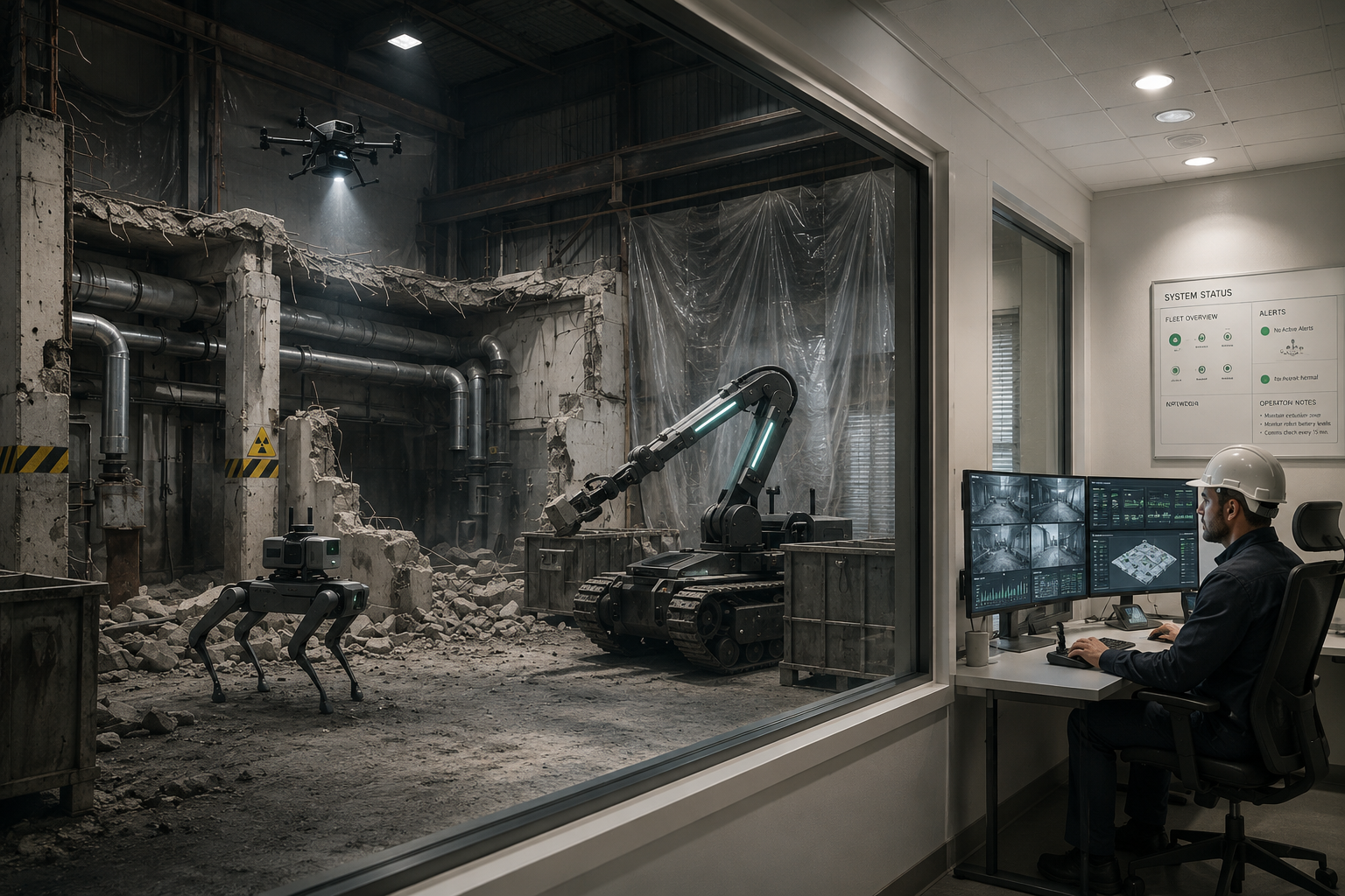 Decommissioning and remediation robotics